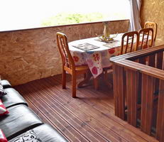 Salle à manger gite partenaire aikido Ile Réunion 974